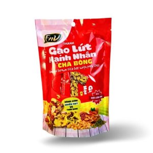 Thanh gạo lứt hạnh nhân chà bông FNV bịch 3 thanh