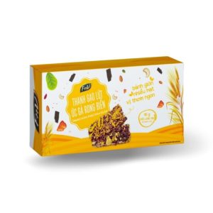 Thanh gạo lứt gà rong biển FnV hộp 6 thanh